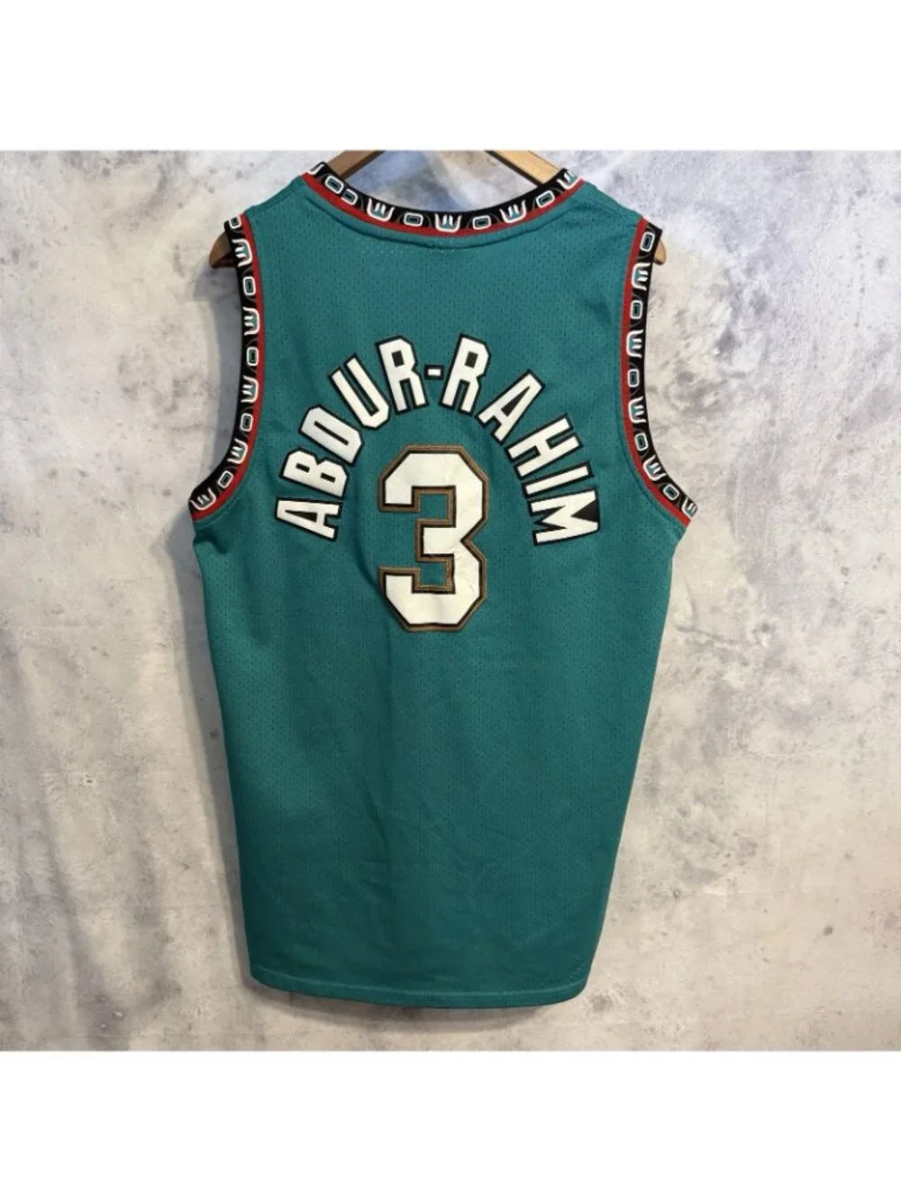 Adidas Vancouver Grizzlies Shareef Abdur-Rahim #3 NBA Hardwood Classics Size M